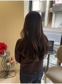 レディースカット×レイヤーカット×ブラウンカラー×吉川沙知