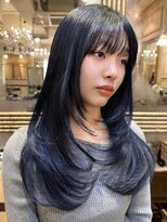 ロワンバイアルティナ 横須賀中央店(Rowan by artina)&nbsp;シャギーウルフ/ダークアッシュ/バタフライレイヤー