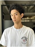 スパイキーショート×ピンパーマ