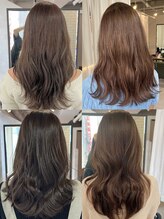 【ブリーチなしダブルカラー】ブリーチなしでも叶う、やわらかな透明感カラー