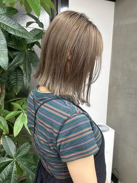 アンバー(UMBER) 京都西院/ベージュカラー ブリーチ 髪質改善 ダブルカラー