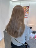 ◎オリーブベージュ×ブリーチなし透明感カラー