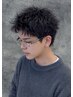REI【再来】メンズカット+ショートパーマ(ピンパ,アクティブショート)13000円