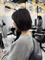フランチェスカドットボブ(francesca.bob)&nbsp;ヘイリーベージュ×切りっぱなしボブ【田野剛大】梅田