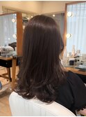 艶感　アッシュブラウン　レイヤーカット