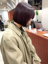 レス 伏見(LESS)&nbsp;[LESS 伏見/丸の内/栄/名古屋]ボルドーカラーボブ★鳥山