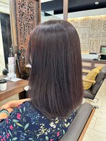 ヘアリゾート粋 ティガ 池袋店(tiga)&nbsp;透明感ブラウン/セミロング/レイヤーカット