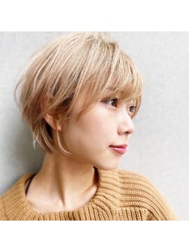 プランタンバイフラミューム 茅ヶ崎店(PRINTEMPS by flammeum) ハイトーンショートボブ