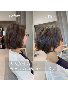 キミトヘアデザインアンドスパ(Kimito Hair design&spa) 骨格補正カット（ショートボブ）