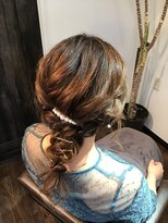 ヘアーメイク フェール(HAIR MAKE FAIRE) 編みおろしヘアセット