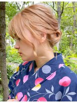 マノハル(MANOHARU)&nbsp;【#わだむすび】肩レングスすっきり浴衣アレンジ