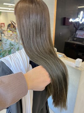 ナル(nalu.) スーパーロング/oggiotto/カーキベージュ/ワイドバング