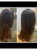 髪質改善ストレート