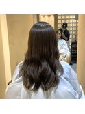グレージュカラー/韓国風レイヤー/小顔カット/韓国風パーマ