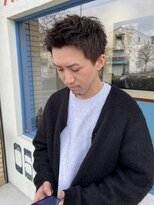 フォーコーナーズカットショップフェイビーズ 名古屋西(FourCornersCutShop favey's)&nbsp;ベリーショート　ブラピ　メンズカット