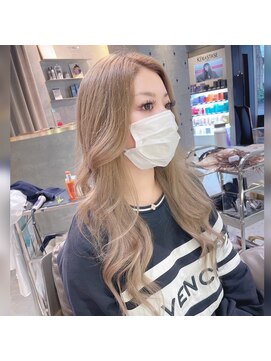 ガルボヘアー 名古屋栄店(garbo hair) ロング10代20代30代プルエクステベージュカラー韓国レイヤー