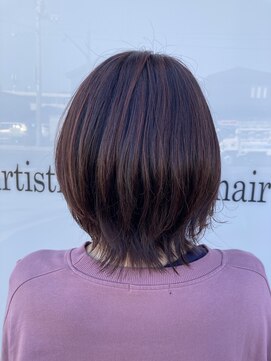 アッシュ アーティスティック スタジオ オブ ヘア(Ash artistic studio of hair) ピンク×ナチュラルハイライト