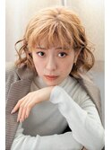 ハイトーン切りっぱなしボブ