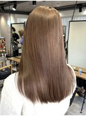 ミルクティーベージュダブルカラーインナーカラーケアブリーチ