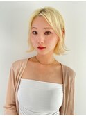 【BUZZbee四ッ井】外ハネボブ×プラチナブロンド