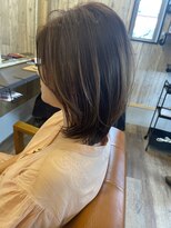 イスト(hair salon ist)&nbsp;ミディアムボブ　ミディアムレイヤー　ミディアム　アッシュ