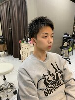 アイズ 海老名(AIZU)&nbsp;スパイキーショート　ショートアップバング　骨格矯正カット