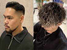 メンズカットから、トレンドカラー/デザインカラー、パーマも◎メンズはかっこよく♪