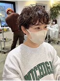 ハッシュカット/フルバング/似合わせカット/レッドブラウン
