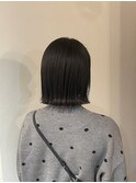 ストンとおちる切りっぱなしボブ