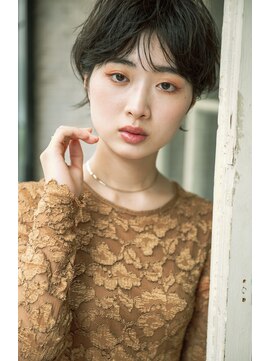 アッシュ 池袋店(Ash) 10代20代30代『センターパートマッシュボブ』　＃池袋駅