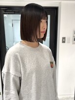 ヨーク(YOKE)&nbsp;【YOKE】暗髪オリーブグレージュ艶髪質改善縮毛矯正