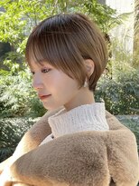 ソーコ 渋谷(SOCO)&nbsp;大人ショートボブ丸みショートカットマッシュショート前髪あり