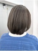 白髪ぼかしグレージュカラー