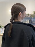 タイトなヘアセット◎