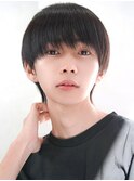 ツーブロック刈り上げなし【韓国ナチュラルシースルーマッシュ】