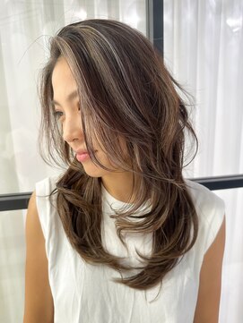 ヴァイス 渋谷店(VAICE) ハイライトカラー/レイヤーカット［ケアブリーチ/ダブルカラー］
