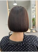 襟足すっきりボブスタイル