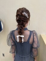 【snuw mina】お呼ばれヘアセット♪/編みおろし/伏見