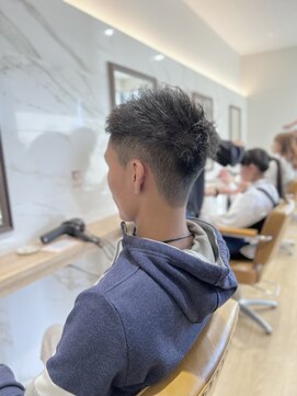 ラポールヘアー(rapport hair) 刈り上げショート×アップバング*