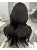 黒染めを使わず暗め韓国風巻き