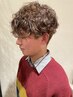 【メンズ限定】カット+デザインパーマ￥13400～