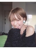 代々木/ブリーチなし/ショートボブ/酸性ストレート/新宿/韓国
