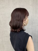 トリコ(ToricO)&nbsp;ピンクブラウン　波巻き　ワインレッド　チェリーレッド　ピンク