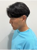 メンズマッシュパーマニュアンスパーマスパイラルパーマ刈り上げ