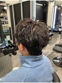 スパイキーショート×パーマ