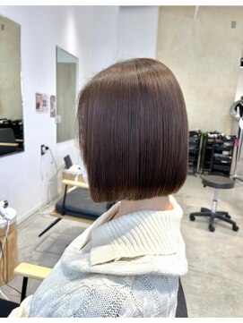 ビューバイネオリーブ 用賀店(Beau'r by neolive) くびれヘア縮毛矯正アプリコットオレンジ夏ハイライト《用賀》