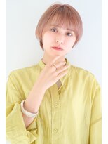 ガリカ 両国(Gallica)&nbsp;『 ピンクグレージュ ×  透け感 』丸みショート ☆