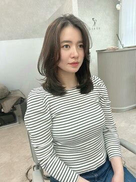 シエテ 津田沼(Siete) ミディアムヘア/暗めカラー/グランマッシュ/津田沼