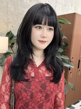 ノード(NODE) 栄黒髪垢抜けロングレイヤー