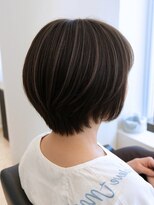 ヘアーカッティングガーデン ジャック モアザン 松山店&nbsp;ショートボブ×黒髪ハイライト